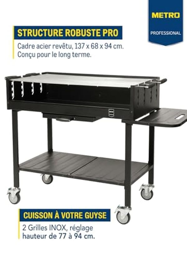 Découvrez notre test détaillé du barbecue DELUXE METRO professional sur roulettes : performances, caractéristiques et verdict d'un modèle premium pour vos grillades.