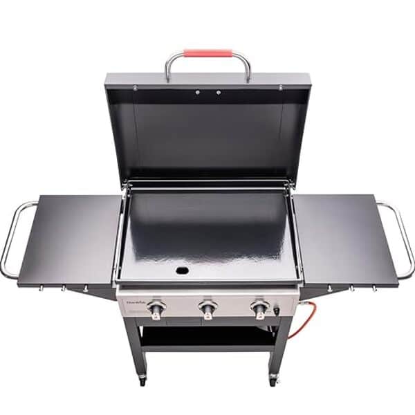Découvrez notre test détaillé du barbecue à gaz Char-Broil Griddle 3400 avec plaque en fonte et allumage électronique. Caractéristiques, avantages et performances.