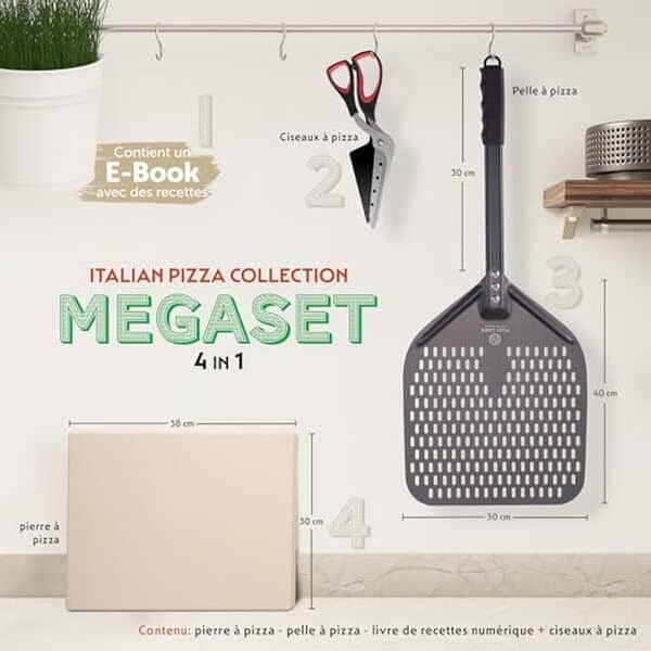 Découvrez notre test complet du pizza lover kit : pierre à pizza résistant à 800°C, accessoires inclus et performances. Avis détaillé pour faire le meilleur choix.