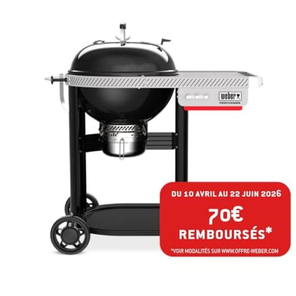 Découvrez notre test complet du barbecue à charbon Weber Performer 57 cm : performances, design et verdict d'experts pour bien choisir votre barbecue.