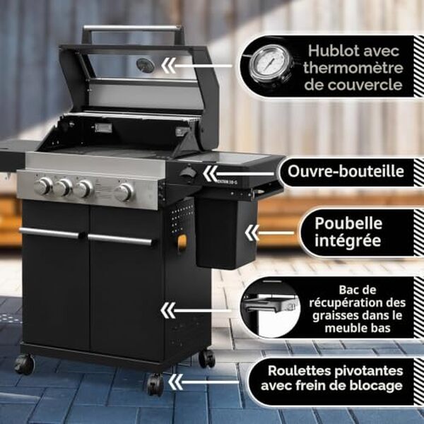 Découvrez notre test détaillé du barbecue à gaz Feuergott Hector 3B-S : puissance, polyvalence et qualité de cuisson pour vos grillades.