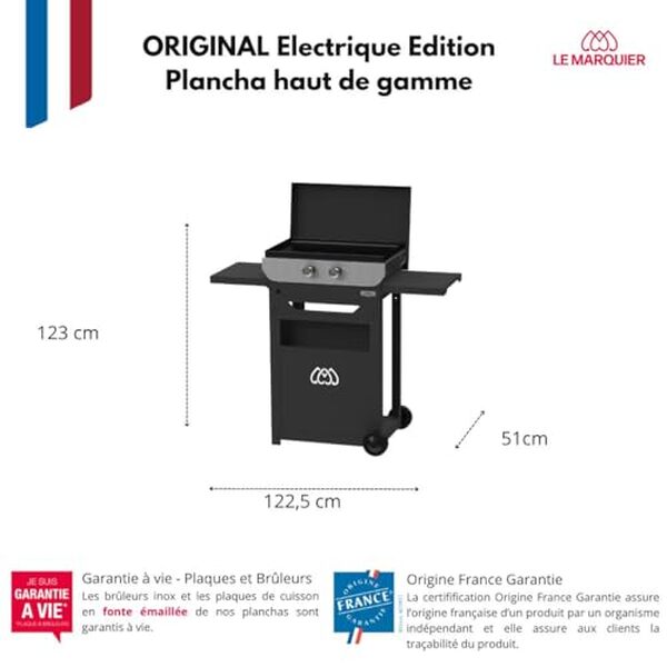 Découvrez notre test complet de la plancha électrique Le Marquier Original 260 Duo avec chariot : performances, avantages et verdict pour vos grillades en famille.