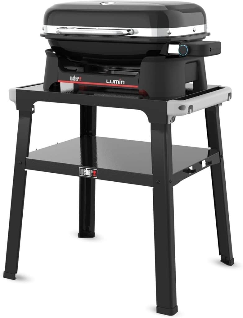 Test barbecue électrique Weber Lumin : performance jusqu'à 315 °C