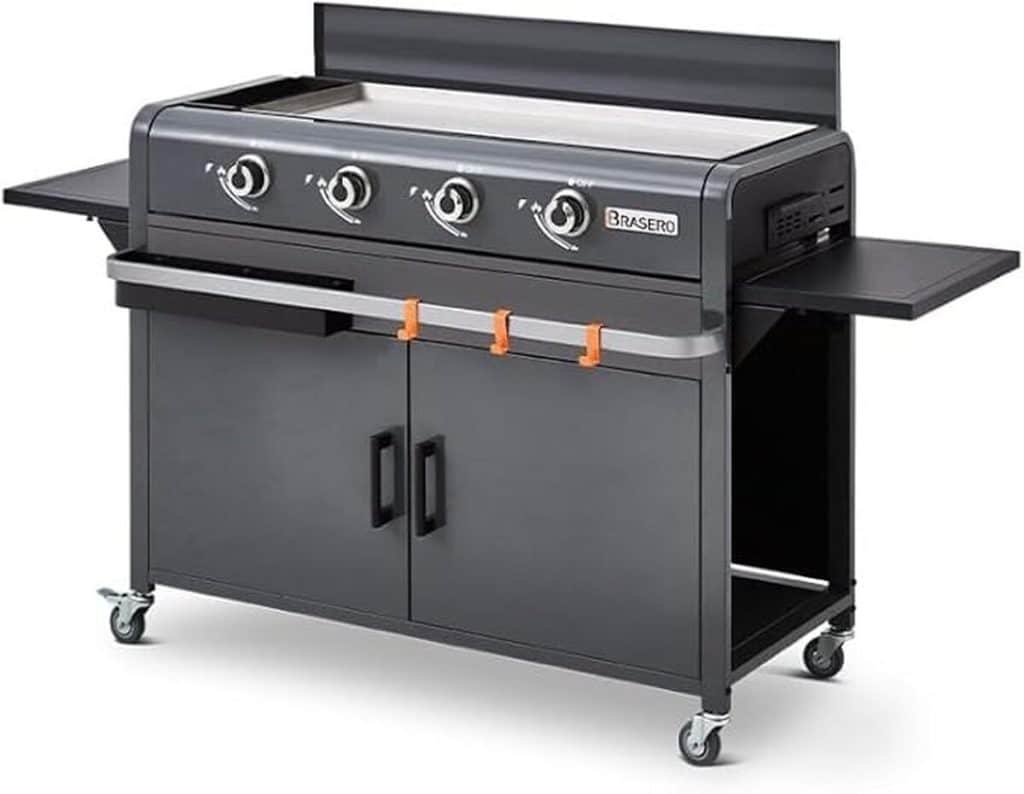 Test de la plancha Lola à gaz : 4 brûleurs performants pour 14 convives