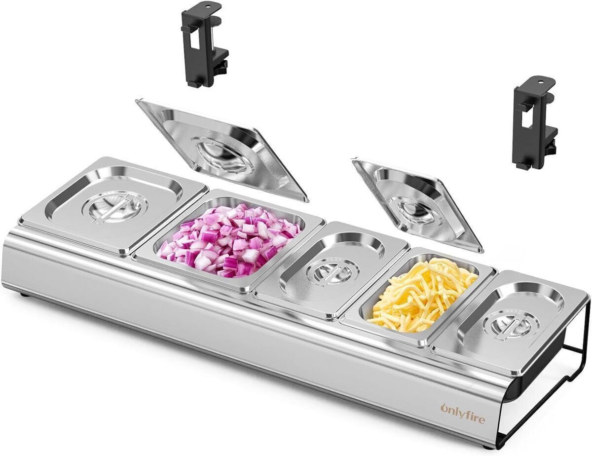 Test de la saladette à pizza onlyfire en acier inoxydable