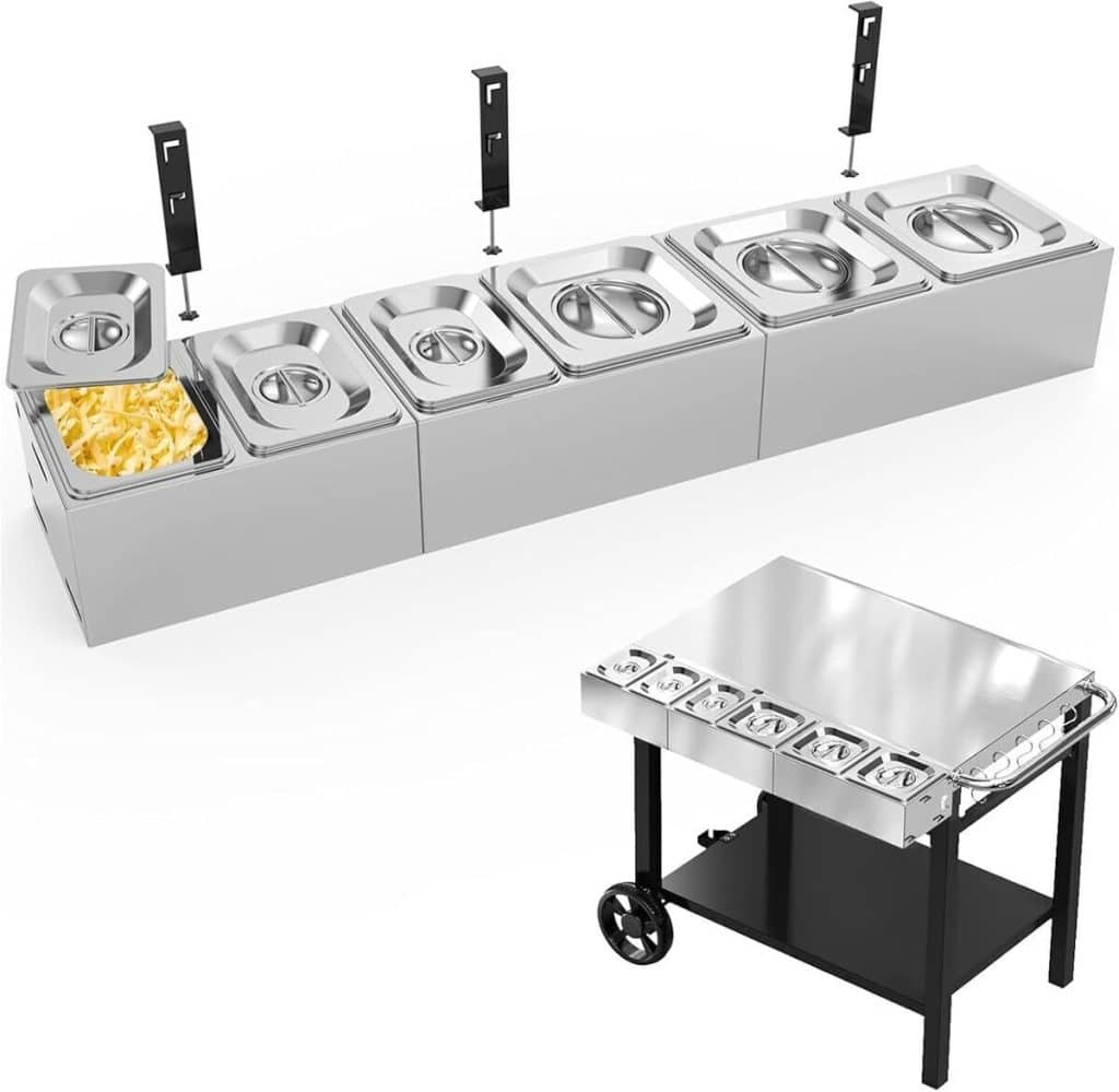 Test des conteneurs à pizza Denmay en inox : 6 pièces essentielles pour barbecue et cuisine