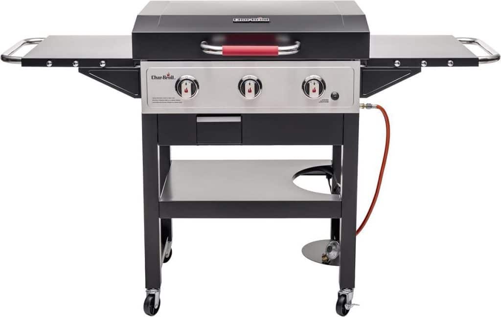 Test du barbecue à gaz Char-Broil Griddle 3400 : plaque en fonte et allumage électronique