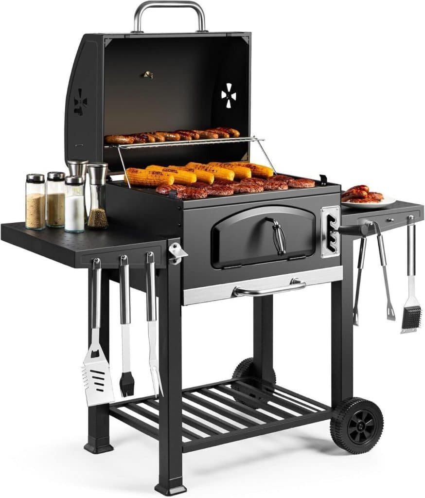 Test du barbecue XL VonHaus : grill et fumoir 2-en-1