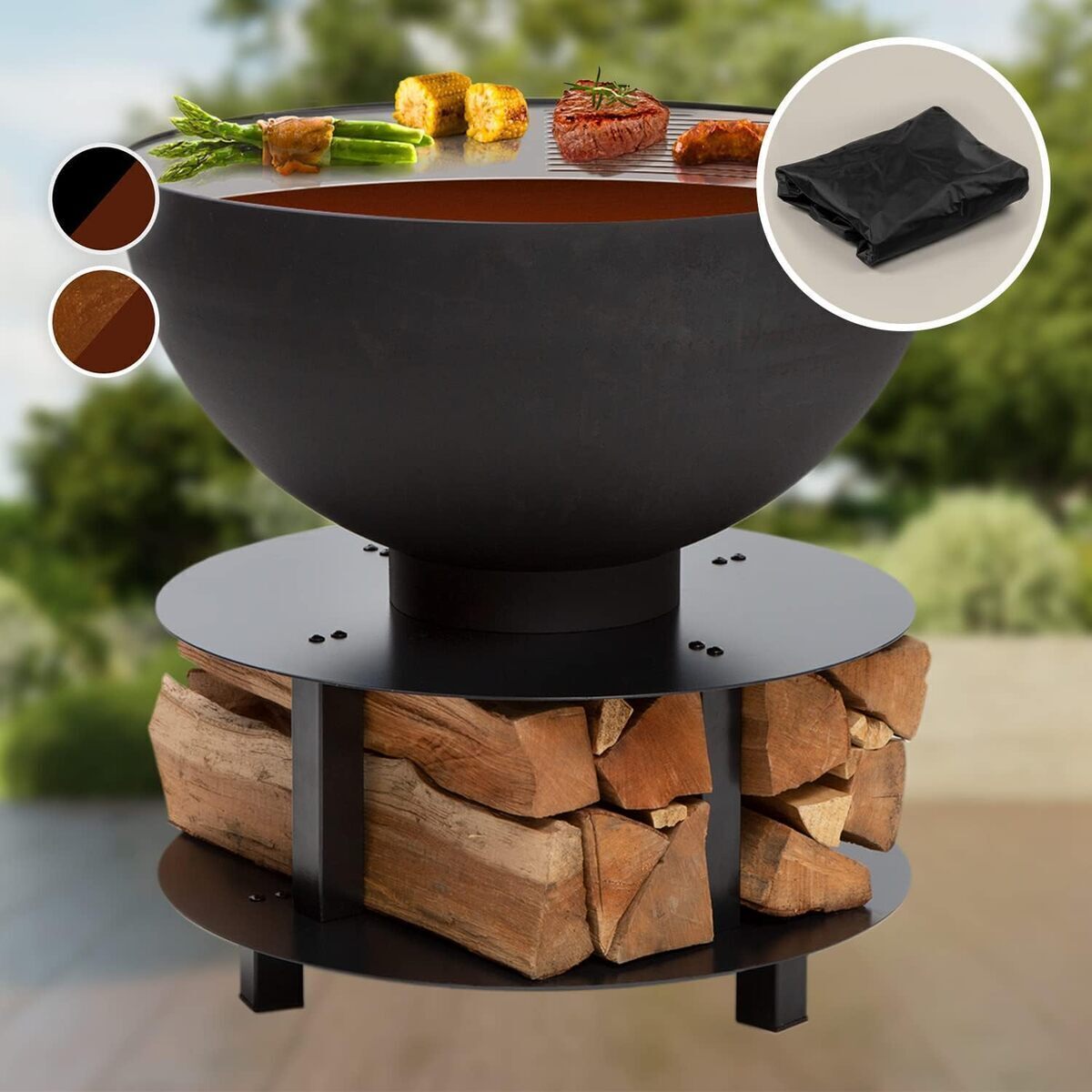 Test du brasero portable Blumfeldt : chaleur et style pour votre extérieur