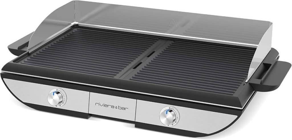 Test du combiné plancha-gril électrique riviera&bar 2300W : performance et convivialité