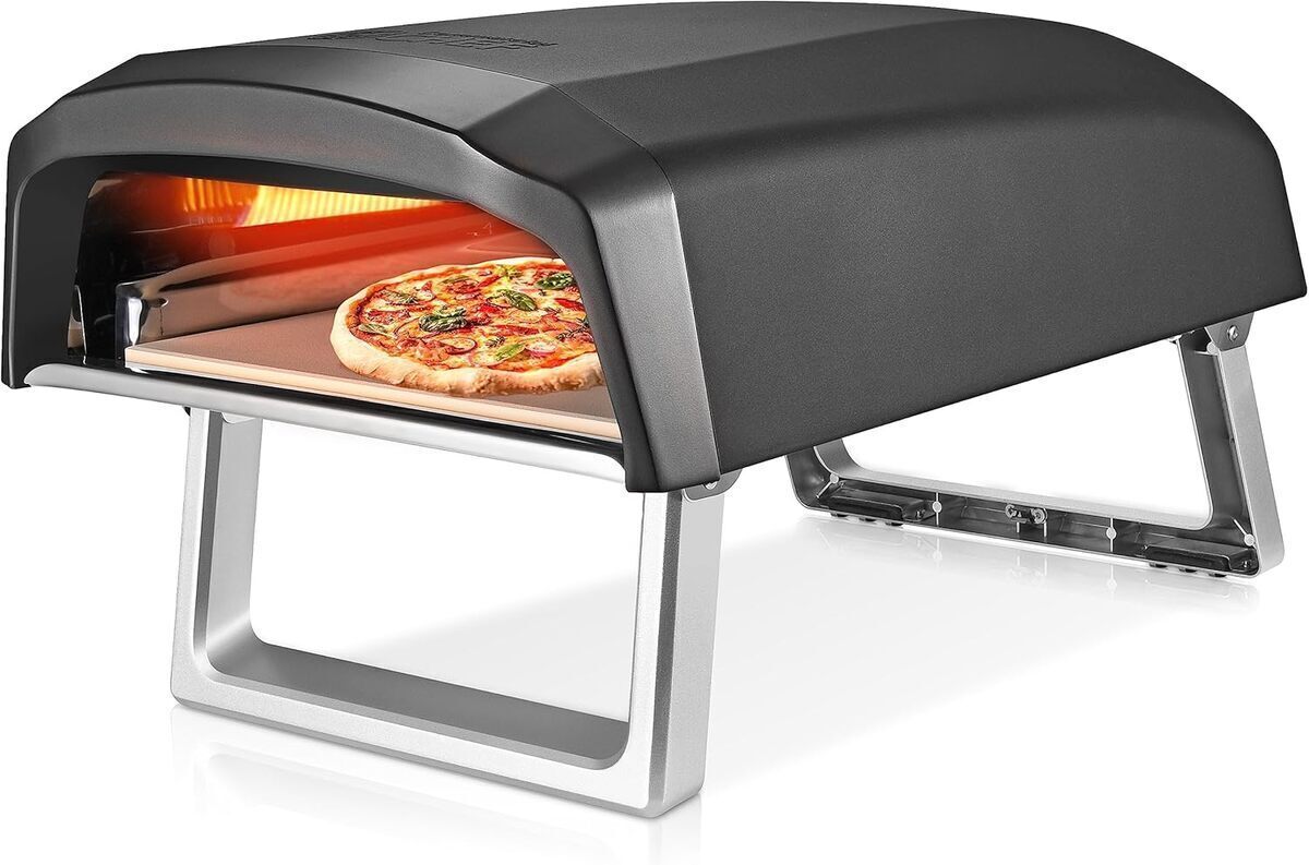 Test du four à pizza au gaz Commercial Chef : performance en extérieur
