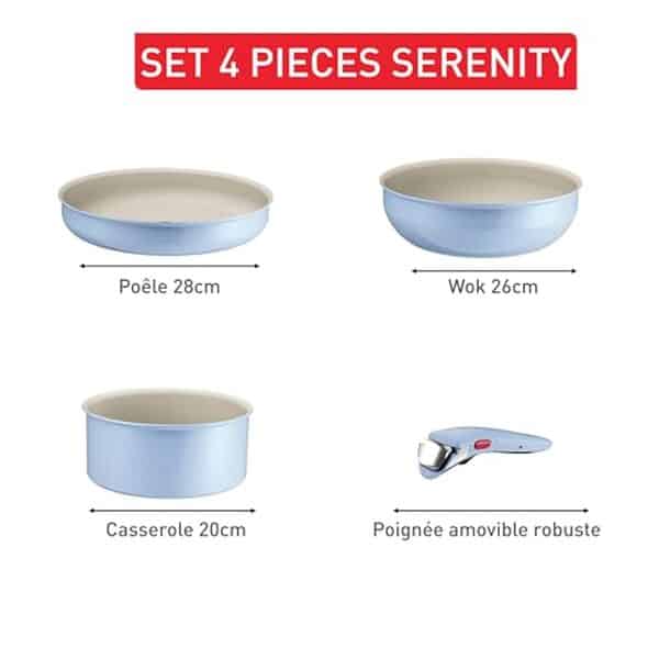 Découvrez notre test complet de la batterie de cuisine Tefal Ingenio Serenity : qualité, durabilité et performances en cuisine. Avis détaillé et recommandations.