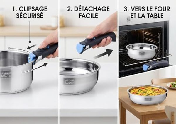 Découvrez notre test détaillé de la batterie de cuisine Arthur Martin en inox. Polyvalence, qualité et durabilité : l'analyse complète pour bien choisir votre batterie.
