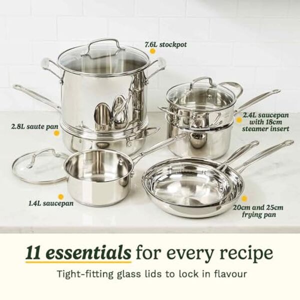 Découvrez notre test détaillé de la batterie Cuisinart Chef's Classic 11 pièces : performance, durabilité et design élégant pour votre cuisine.