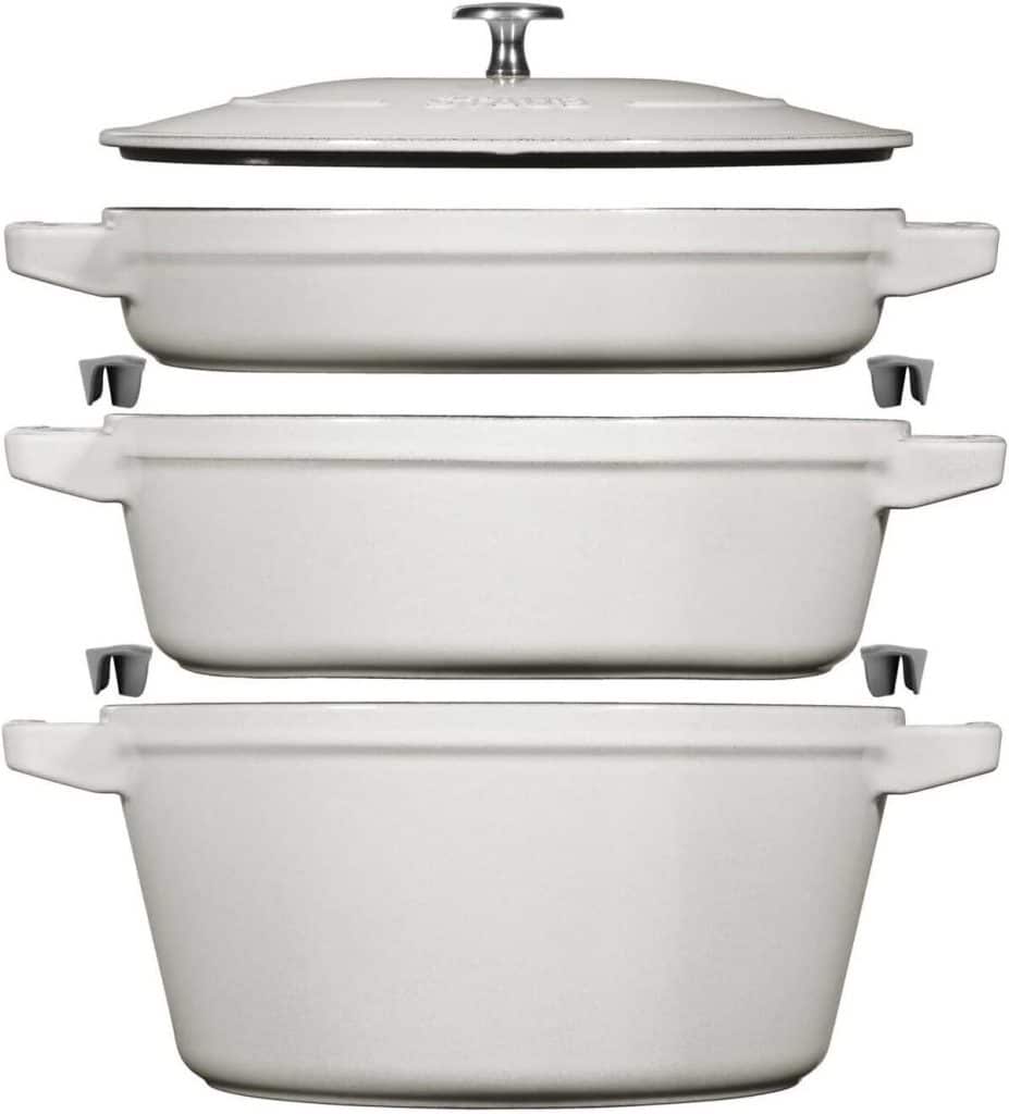 Test : cocottes rondes STAUB motif truffe blanche