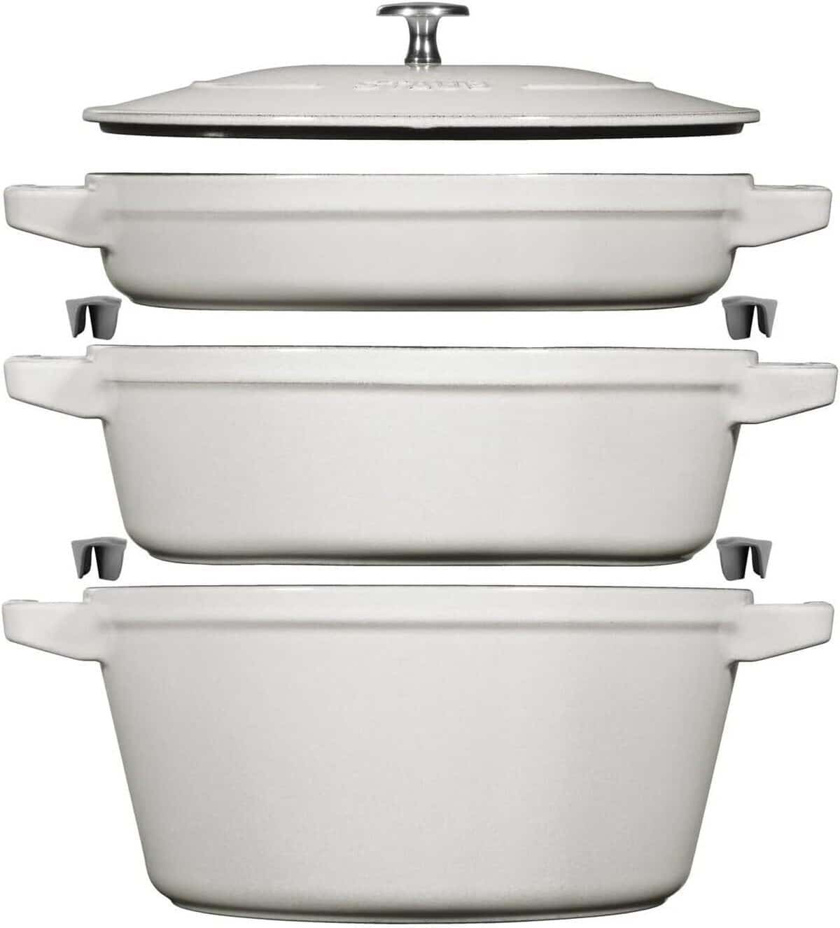 Test : cocottes rondes STAUB motif truffe blanche