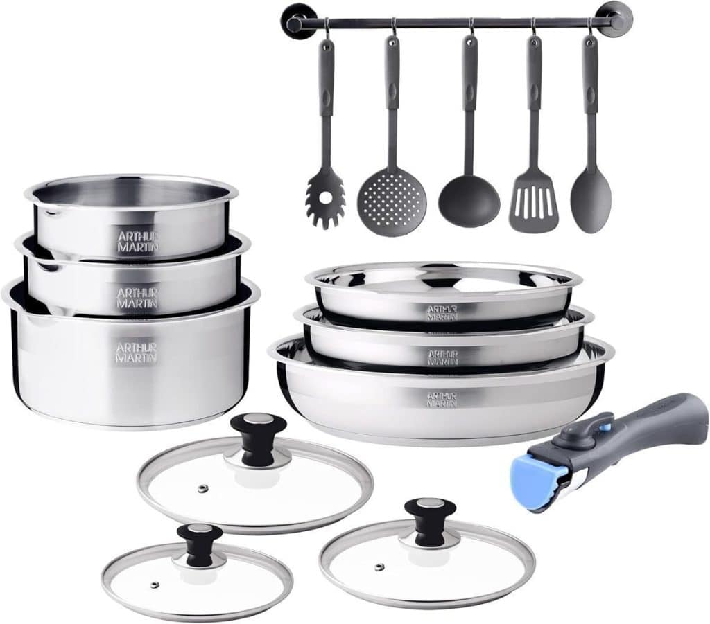 Test de la batterie Arthur Martin 5535 en inox