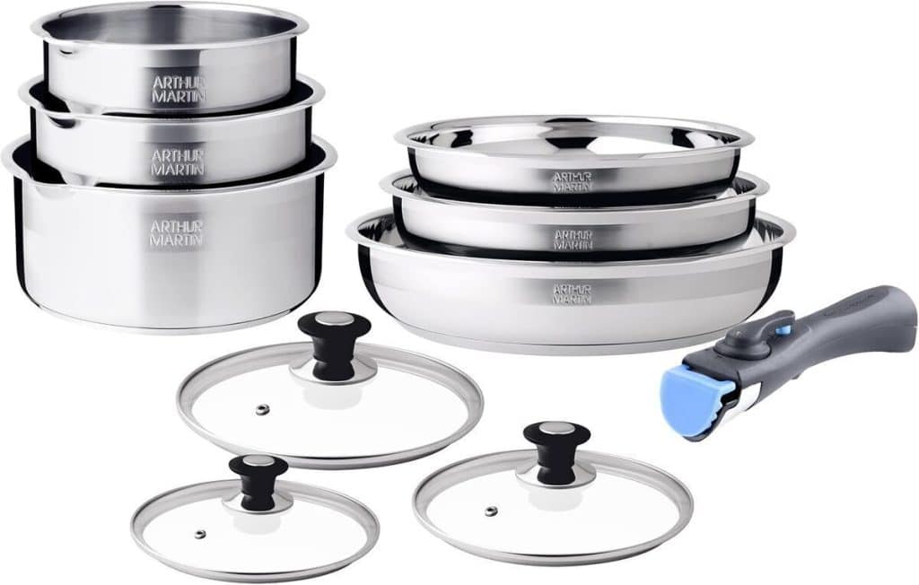 Test de la batterie de cuisine Arthur Martin : inox et polyvalence