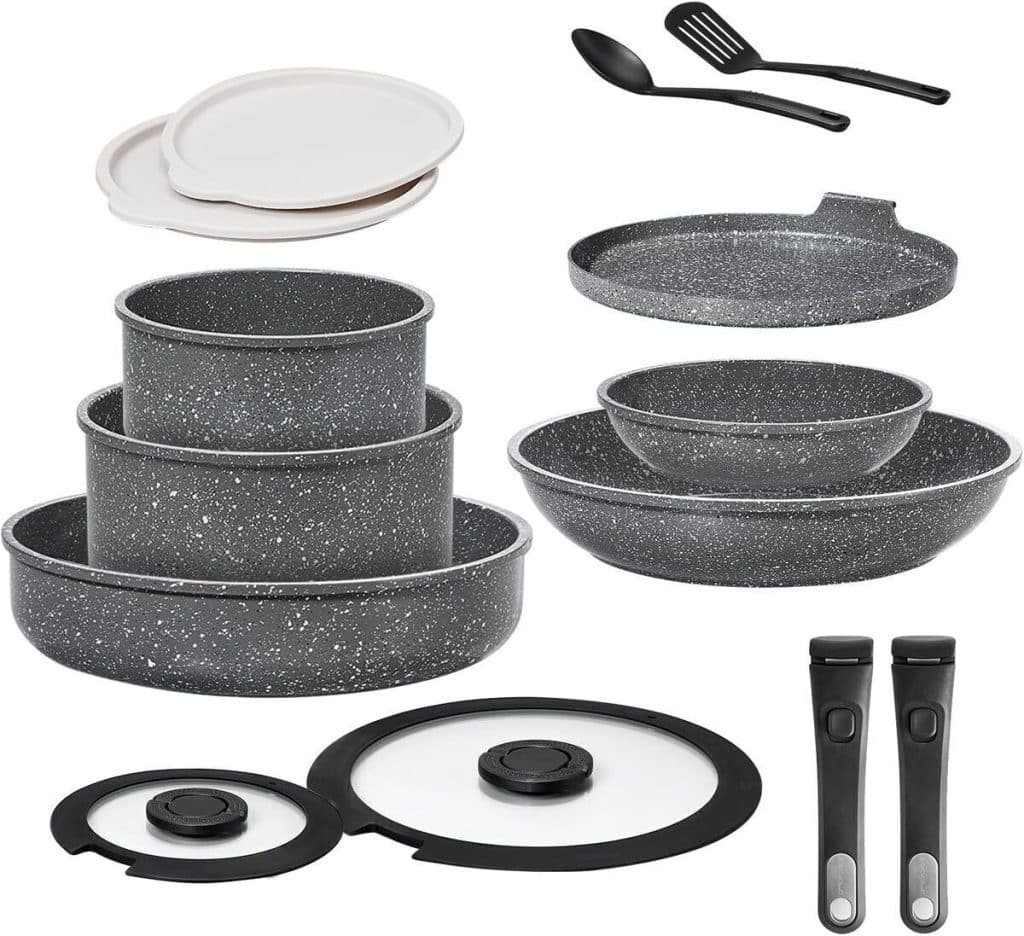 Test de la batterie de cuisine ESEVOLO 16 pièces induction