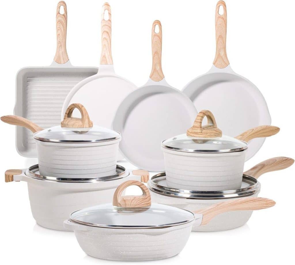 Test de la batterie de cuisine induction JEETEE 23 pcs