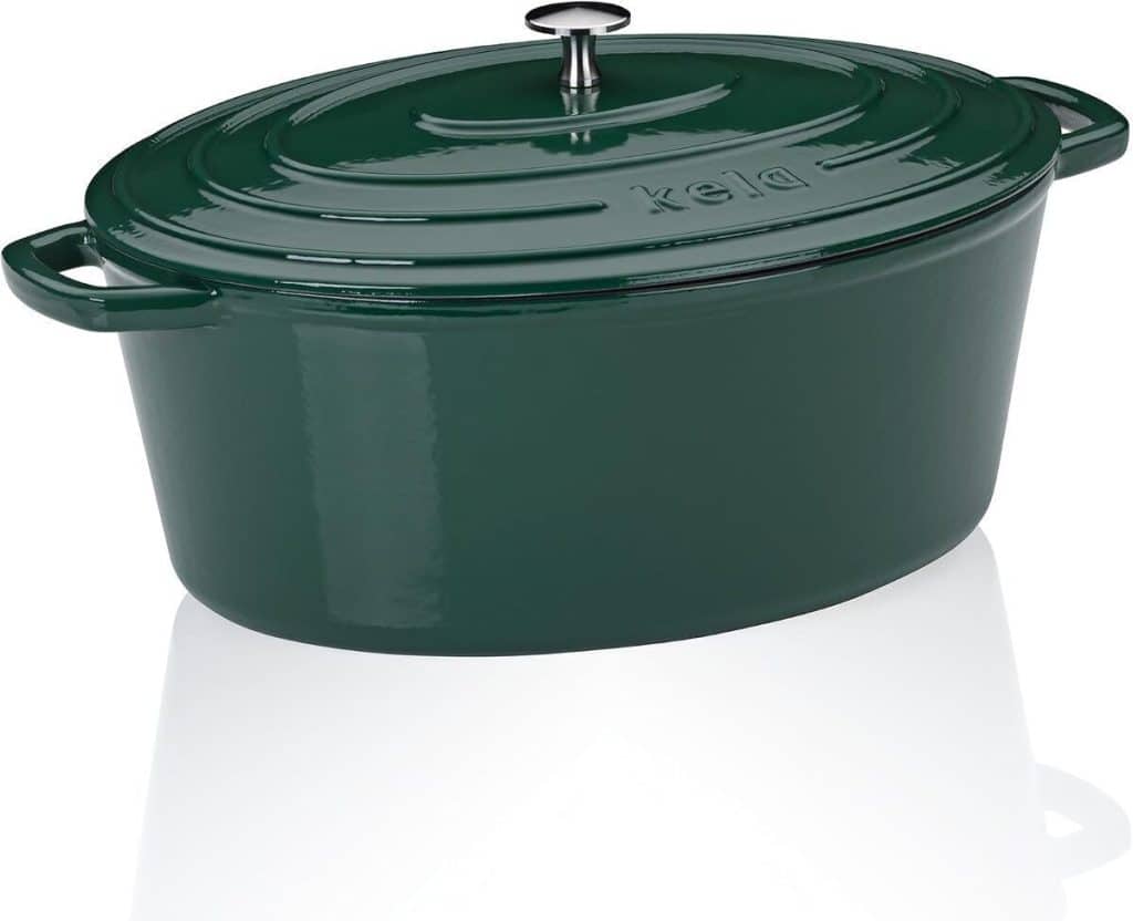 Test de la cocotte ovale en fonte Kela 9, 3 l : performance et style