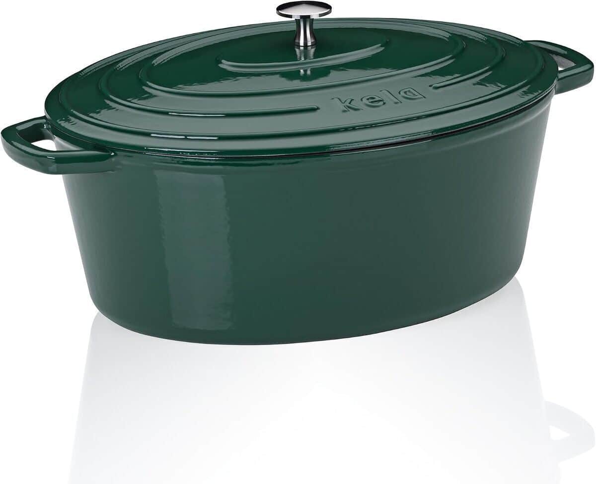 Test de la cocotte ovale en fonte Kela 9, 3 l : performance et style