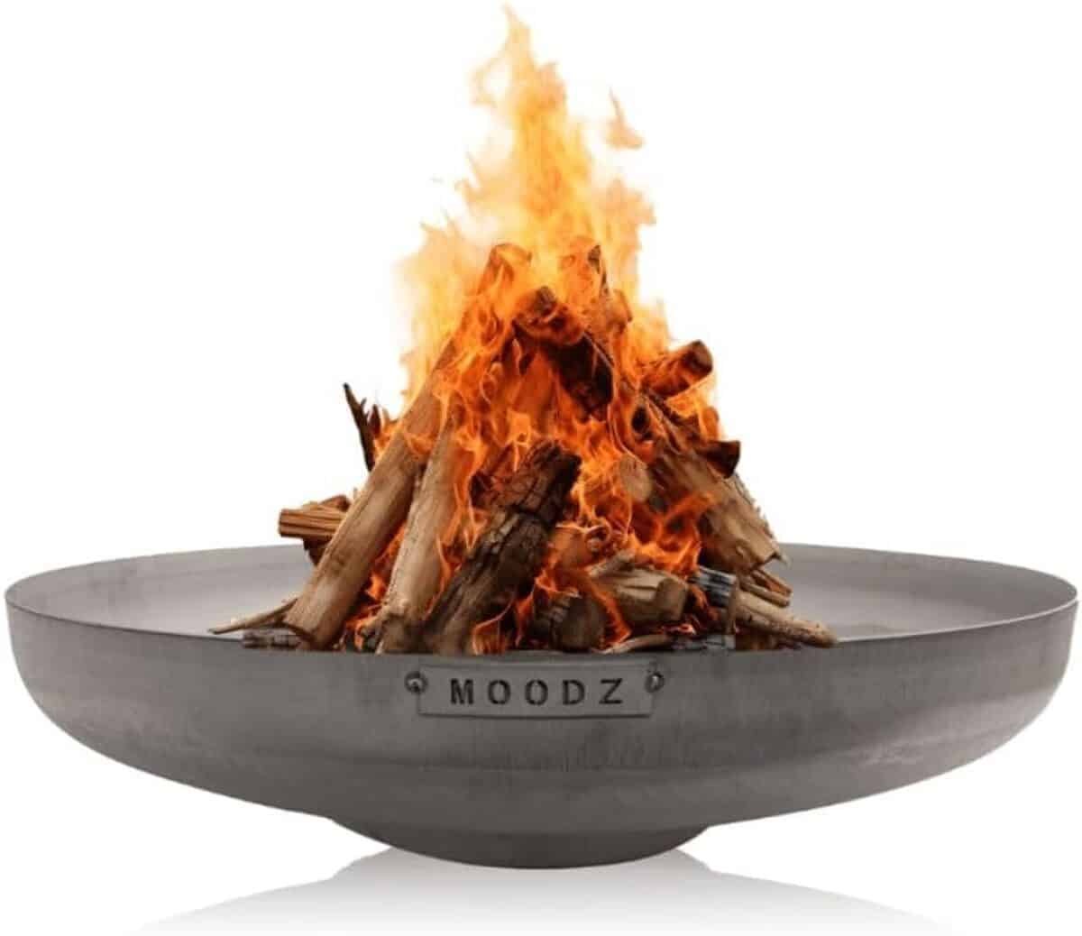 Test du brasero outdoor living moodz : acier inoxydable Ø100 cm