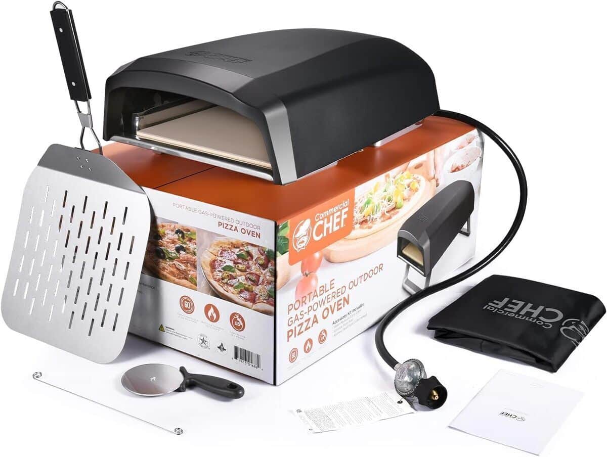 Test du four à pizza portable Commercial Chef : performance et polyvalence