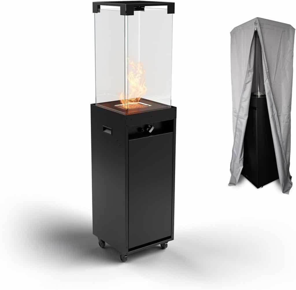 Test : foyer décoratif Planika Faro - chauffage de terrasse 8kW