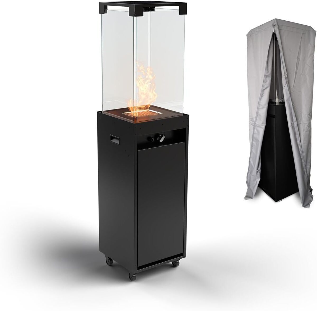 Test : foyer décoratif Planika Faro - chauffage de terrasse 8kW