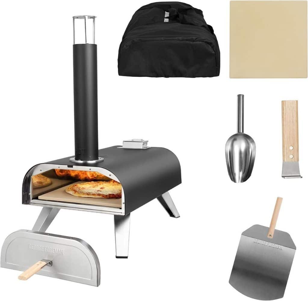 Test George Foreman GFDFPO2BPC : four à pizza portable performant