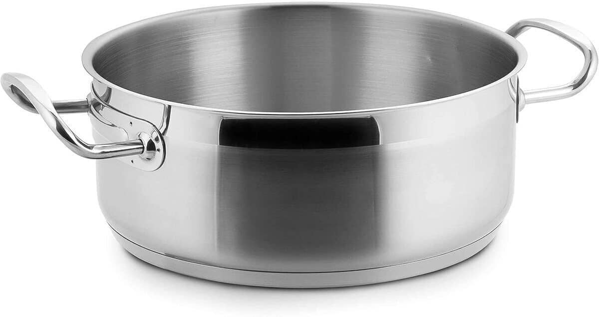 Test : marmite basse LACOR Eco Chef Ø 32 cm en inox induction
