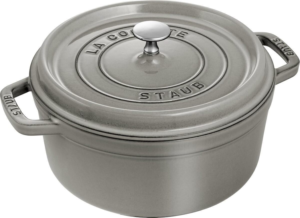 Test : sTAUB cocotte en fonte Ø 24 cm, gris graphite