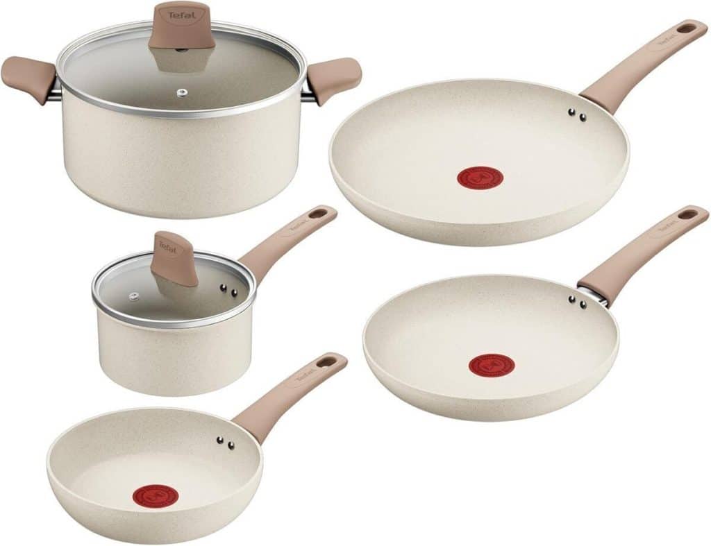 Test : tefal Stone White, batterie de cuisine écologique