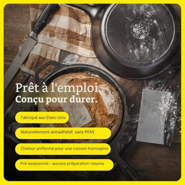 Découvrez notre test détaillé de la cocotte 3L et de la poêle Lodge en fonte. Comparaison, performances et avis sur ces ustensiles de cuisine sans PFAS pour une cuisine saine.