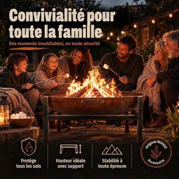 Découvrez notre test détaillé du braséro MOODZ en acier corten : robustesse, design moderne et performance pour vos soirées en extérieur. 
