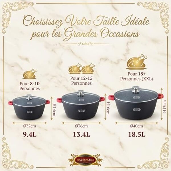 Découvrez notre test détaillé du faitout Haussmann Heritage 32 cm : performance de cuisson, qualité du design français et durabilité de ce faitout premium.