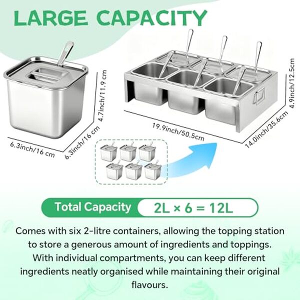 Découvrez notre test complet du conteneur à ingrédients avec 6 bacs en acier inoxydable : qualité, durabilité et praticité pour votre cuisine.