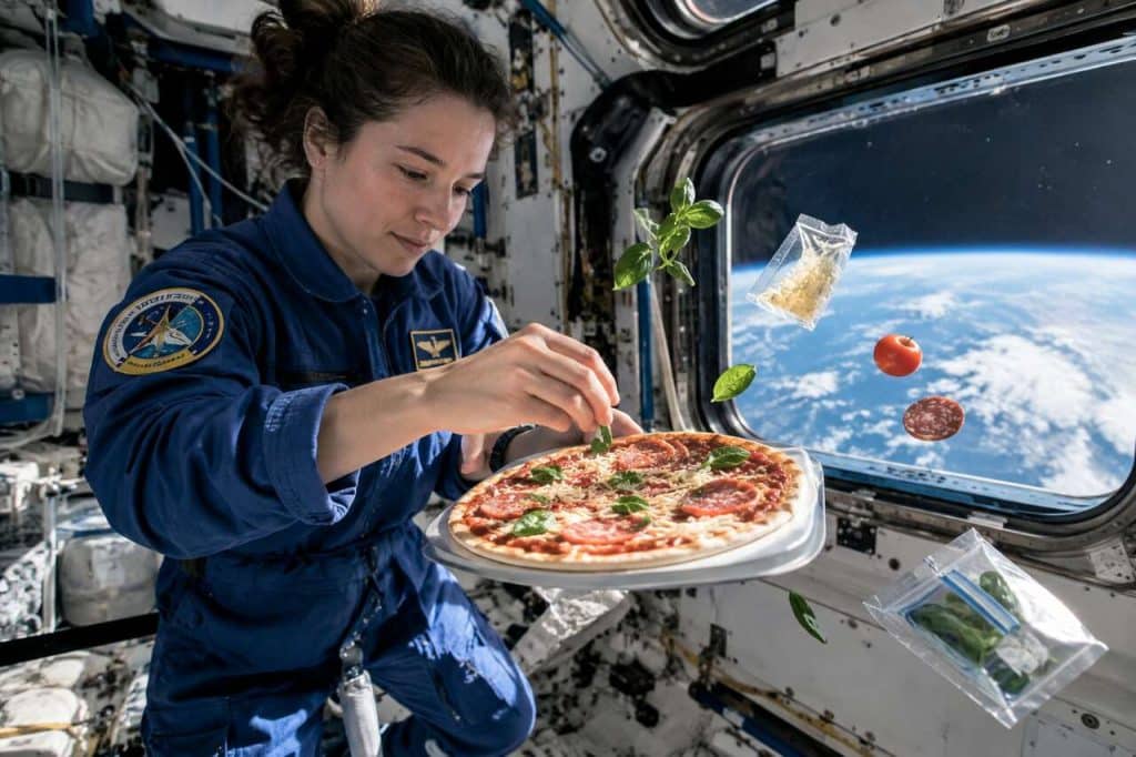 La pizza dans l'espace : une première révolution culinaire