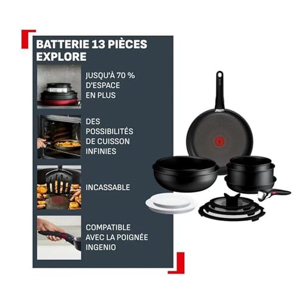 Découvrez notre test complet de la batterie Tefal Ingenio Explore 13 pièces : qualité, performance et durabilité pour votre cuisine. 