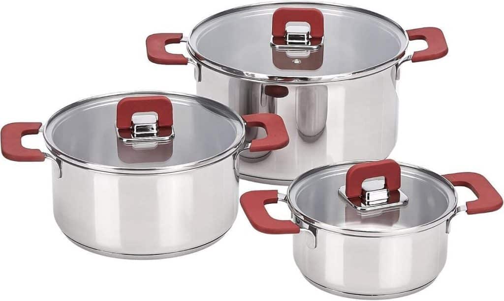 Test : batterie de cuisine Amazon Basics induction 3 pièces