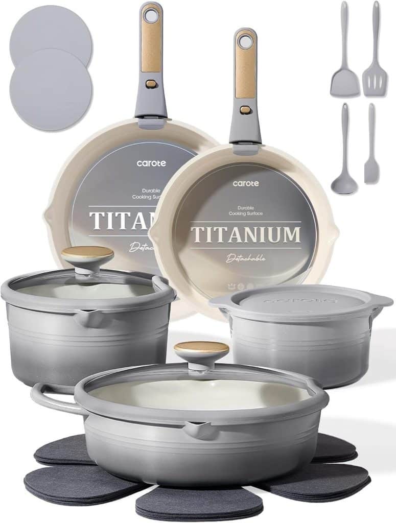 Test : batterie de cuisine Carote 17 pièces antiadhésive