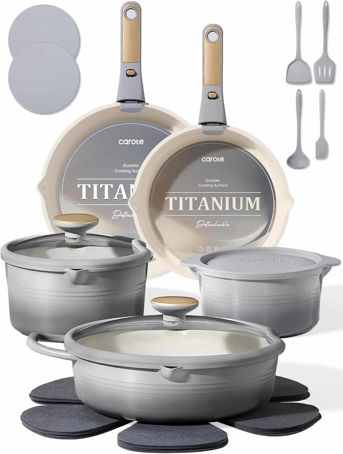 Test : batterie de cuisine Carote 17 pièces antiadhésive
