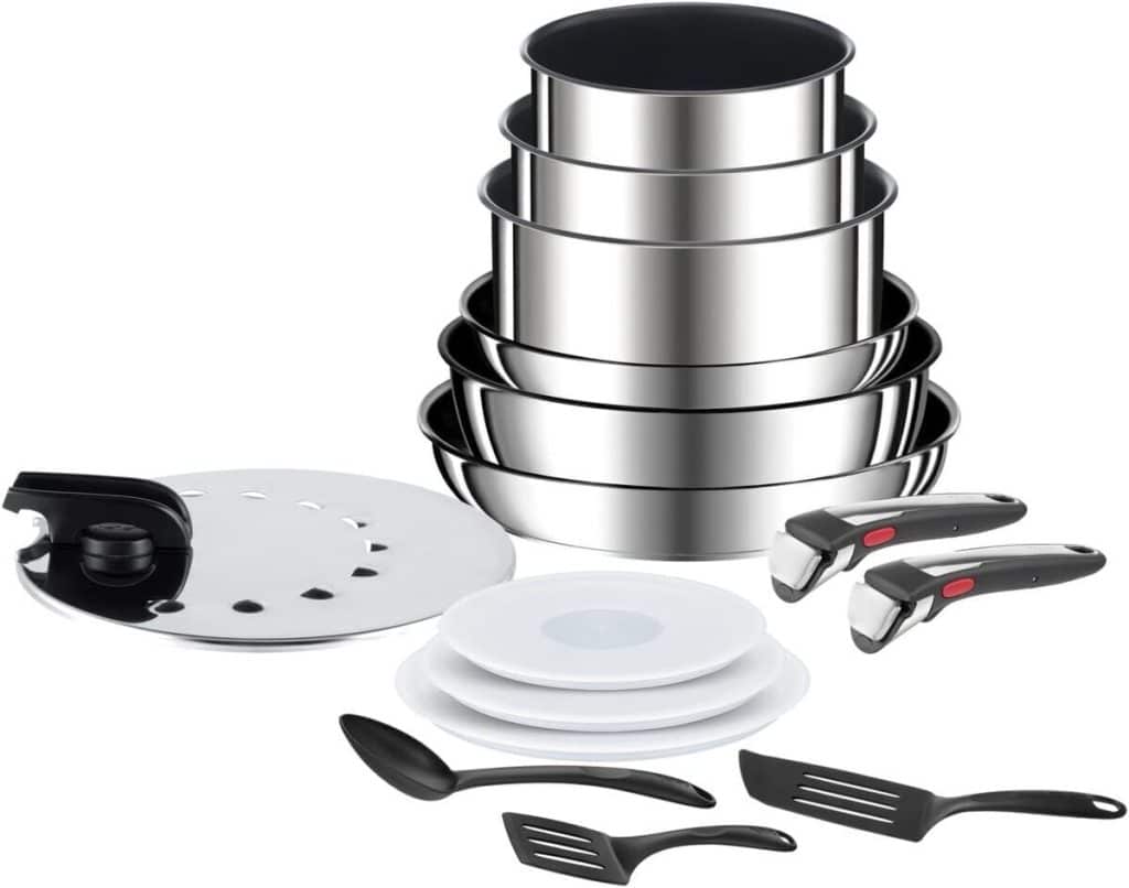 Test : batterie de cuisine Tefal Ingenio 15 pièces en inox