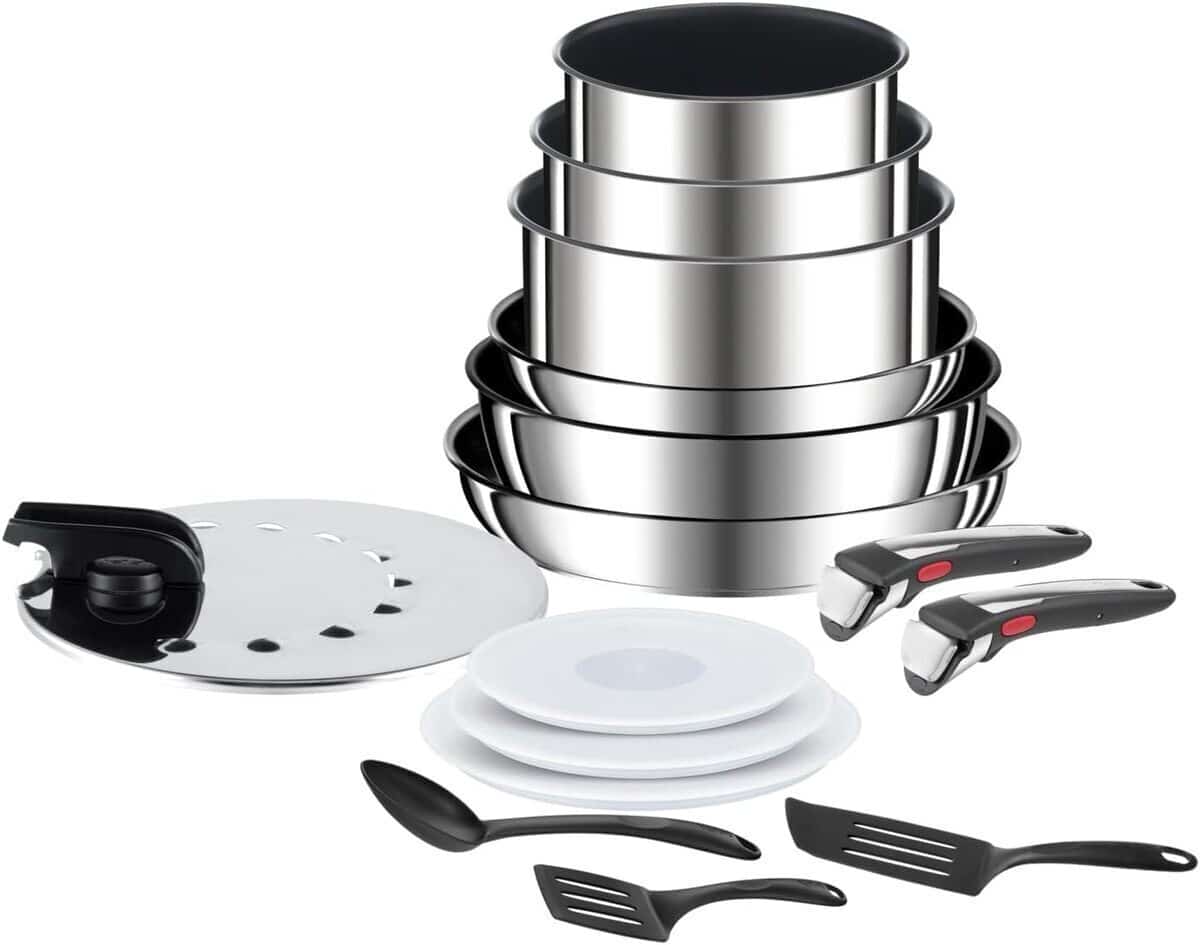 Test : batterie de cuisine Tefal Ingenio 15 pièces en inox