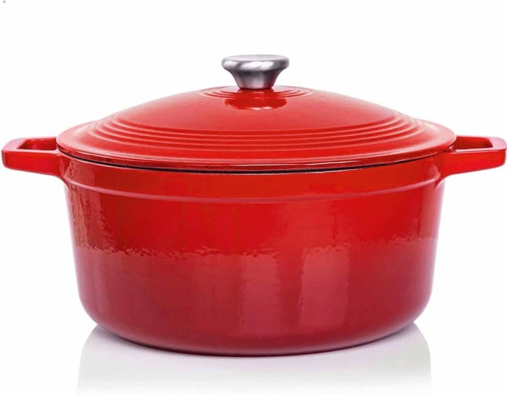 Test de la cocotte en fonte VeoHome rouge 6L : performance et saveurs