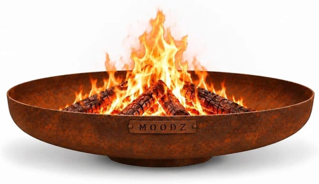Test du braséro MOODZ en acier corten : robuste et stylé