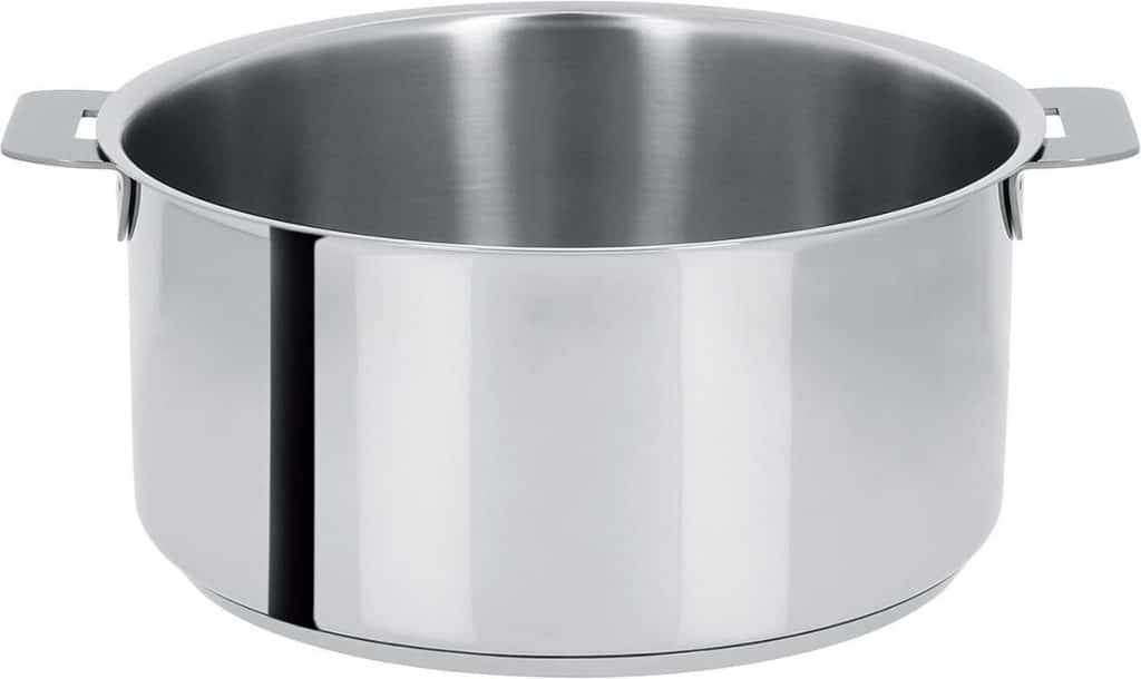 Test du faitout Cristel F22Q mutine en inox 22cm sans poignée amovible