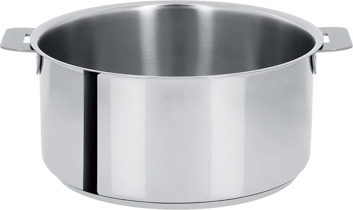 Test du faitout Cristel F22Q mutine en inox 22cm sans poignée amovible