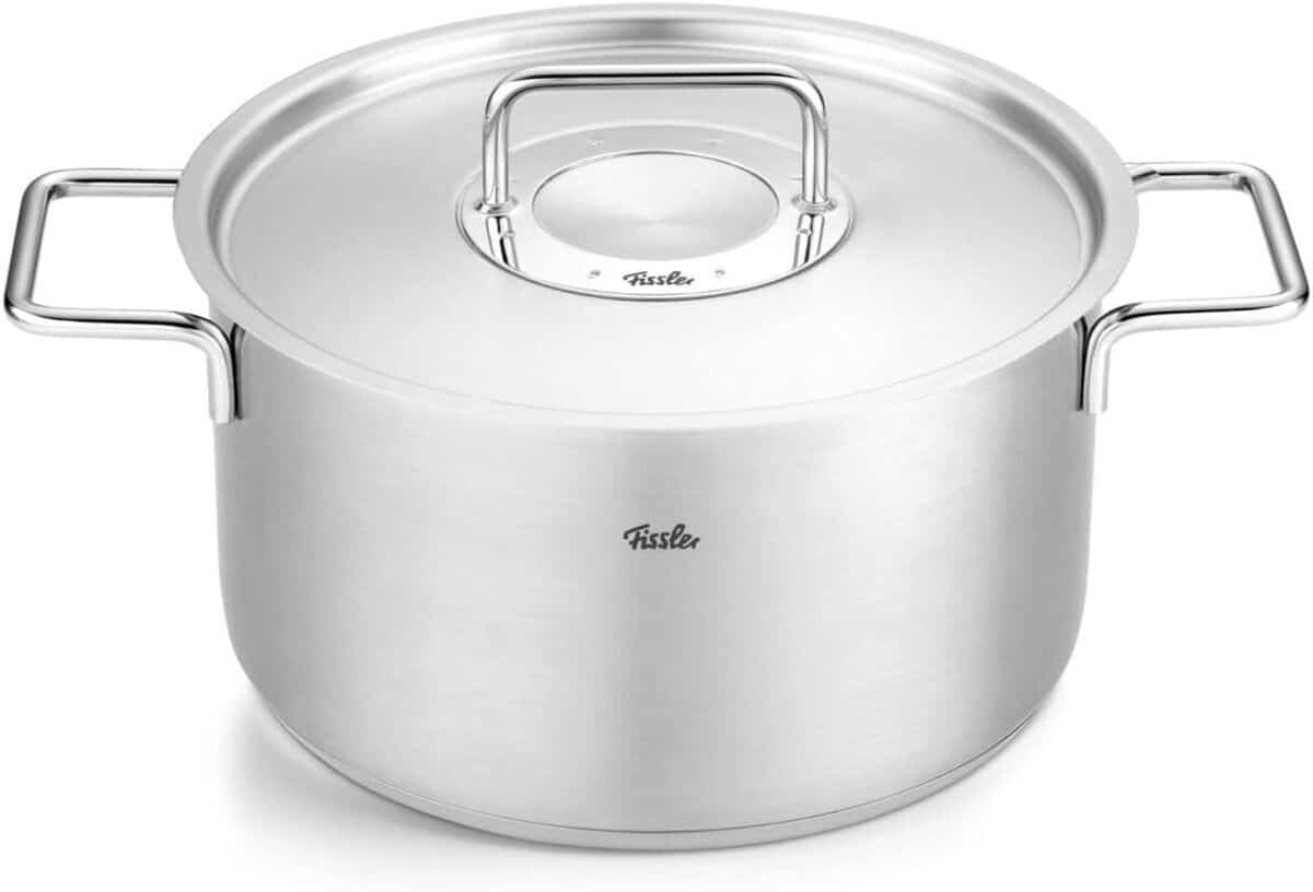 Test du faitout Fissler Collection Pure en acier inoxydable